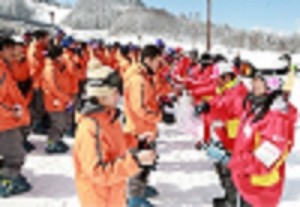 閉講式でインストラクターから表彰されました