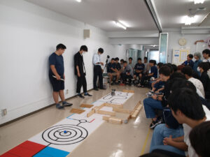 ミニロボコン競技会のようす